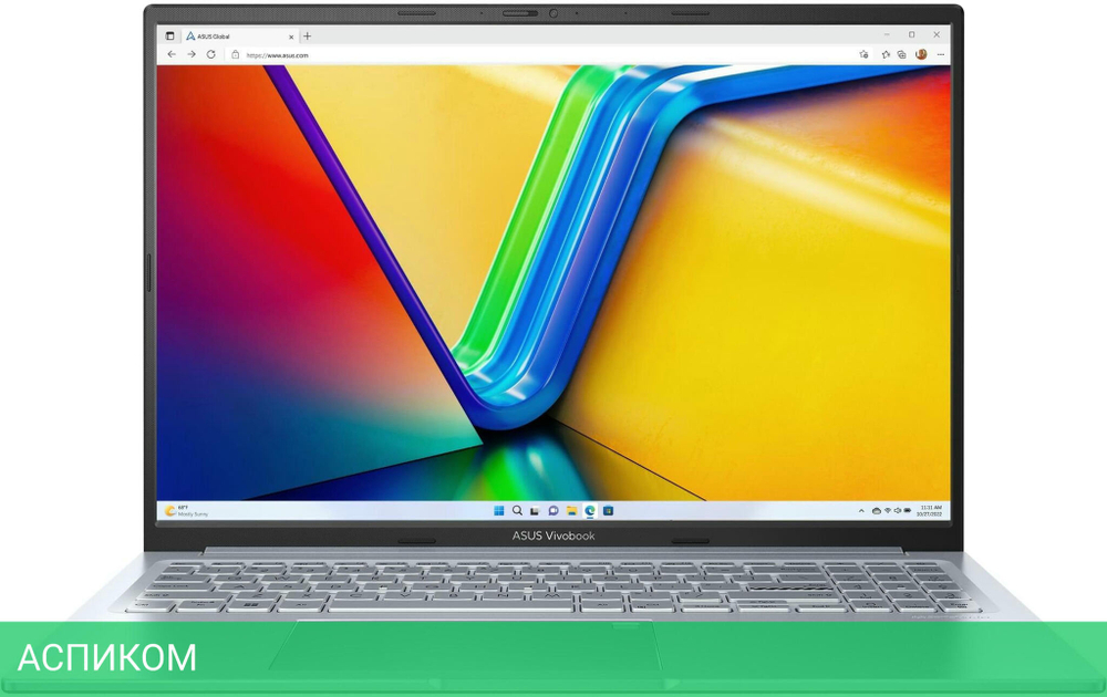Ноутбук ASUS Vivobook 16X M3604YA-MB240 Cool Silver (90NB11A2-M00B00)