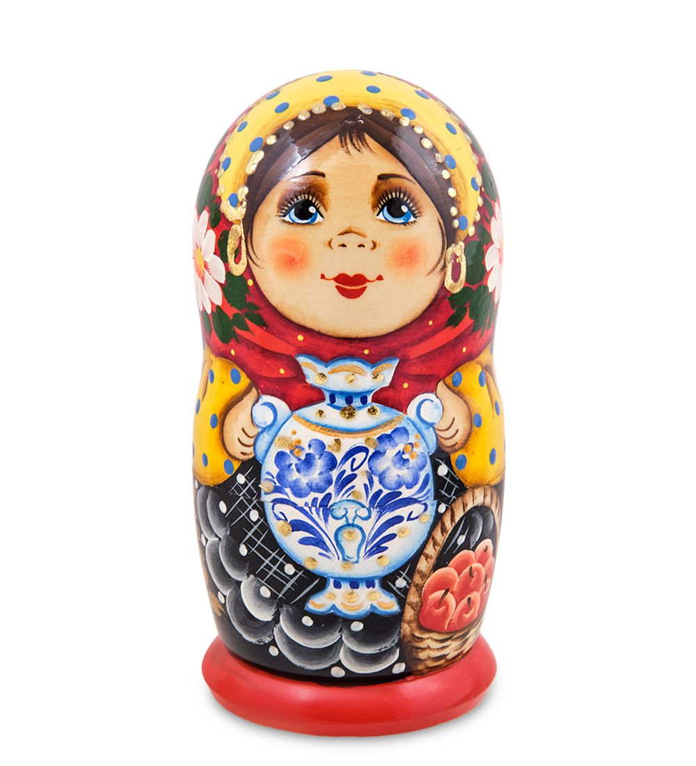 Народные промыслы МР-24/ 35-E Матрешка 5м «Анастасия с самоваром»