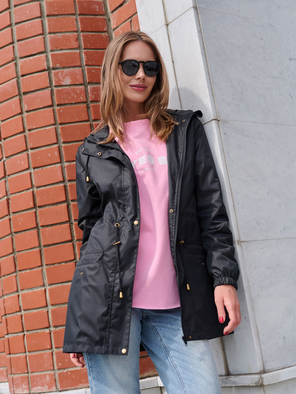 Ветровка женская "Грин" черный