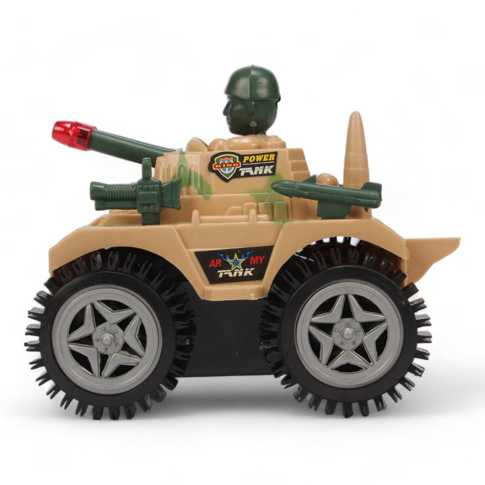 Машина Военная на бат. 15см, коробка 2015