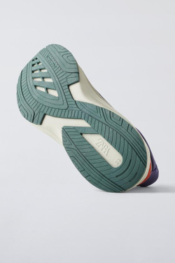 ZARA КРОССОВКИ, ЗЕЛЕНЫЙ ХАКИ