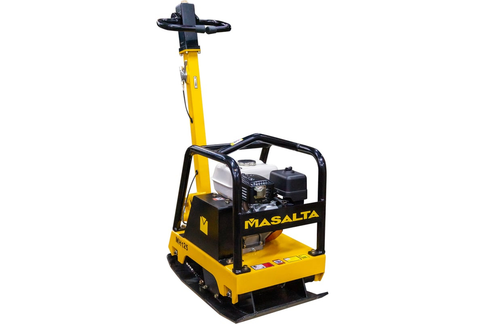 Реверсивная гидравлическая бензиновая виброплита Masalta Honda GX160, MH125-4 ВИБ168