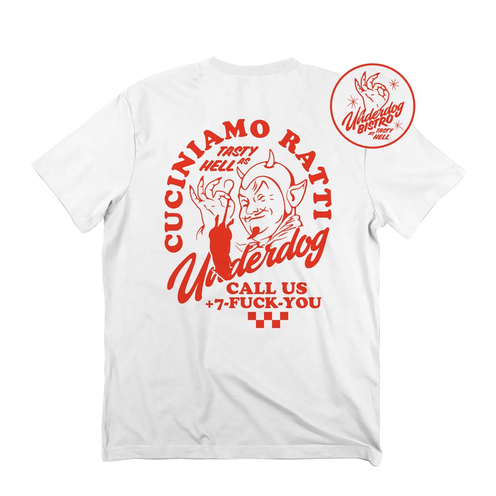 Футболка Underdog x Ratto White