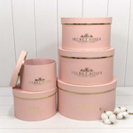 Коробка 30х16 см Набор 5 шт "Secret Roses" (Персиковый)