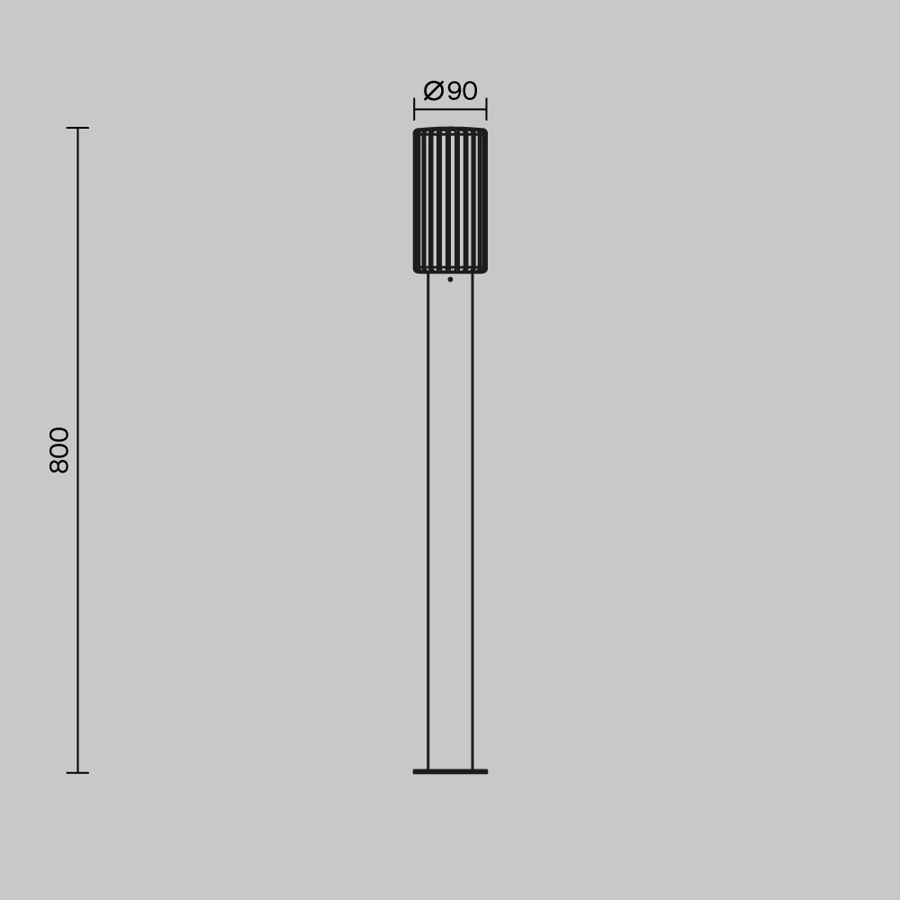 Ландшафтный светильник Outdoor O502FL-01B1