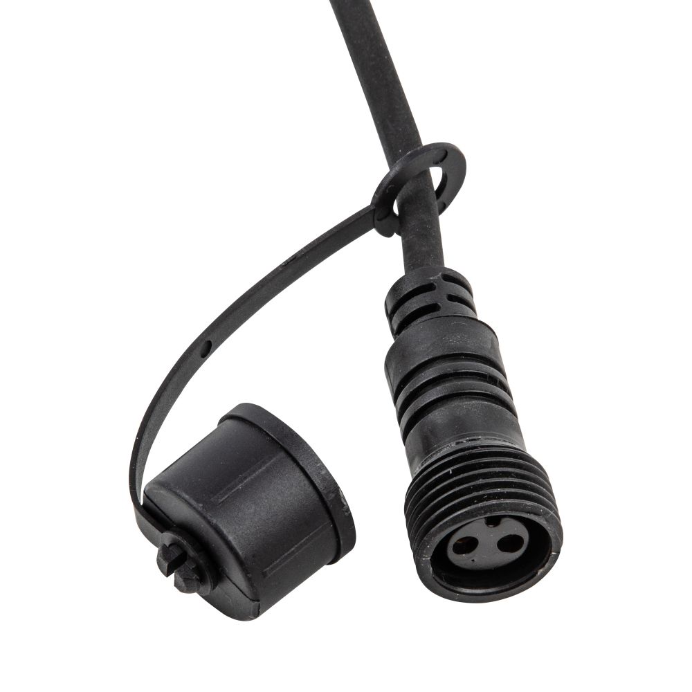 UDL-K230 6-E27-5M IP54 BLACK BELT-LIGHT GREENHOUSE Гирлянда для освещения теплиц. 5м + 3м сетевой шнур. 6 подвесов 1м с патроном E27. шаг 100см. Чёрная. TM Uniel