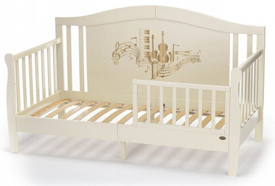 Детская кроватка-диван Nuovita Stanzione Verona Div Musica Vaniglia/Ваниль