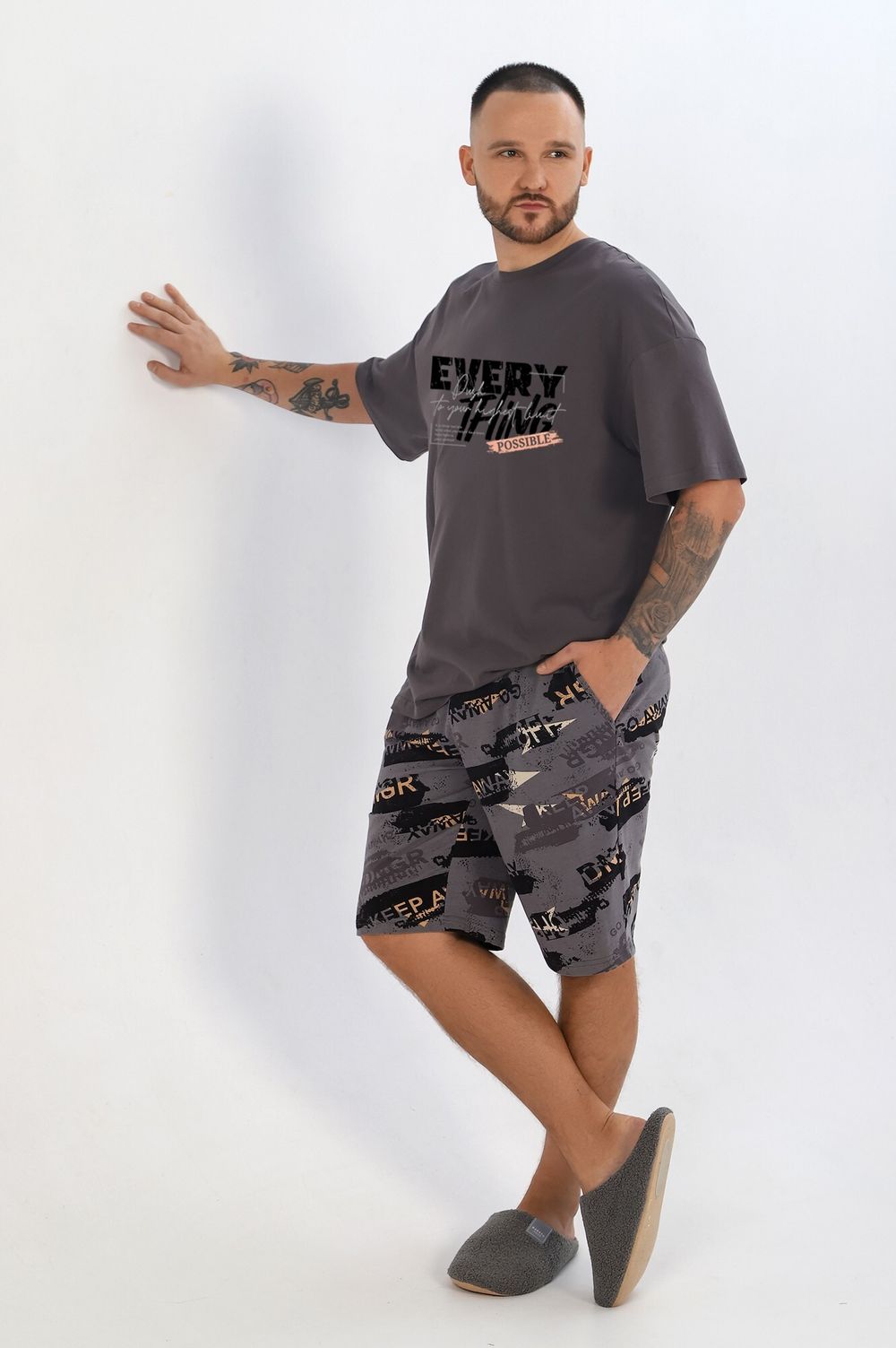 Костюм мужской Гранж-4 Виотекс СЕРЫЙ