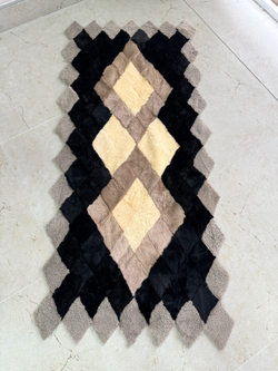 Меховой Коврик прикроватный накидка на кресло из овчины