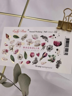 Набор слайдеры 2шт Lucky Rose. Foil 031, 032