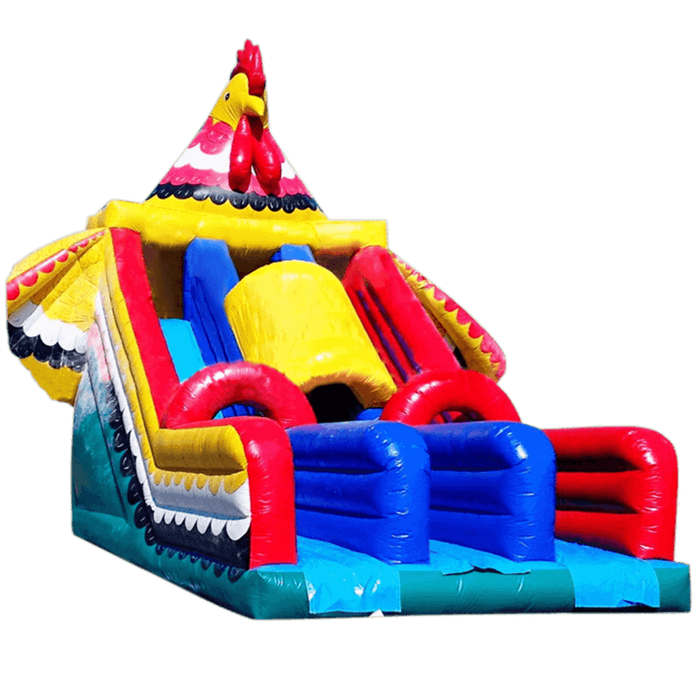 Надувная горка "Курочка ряба"