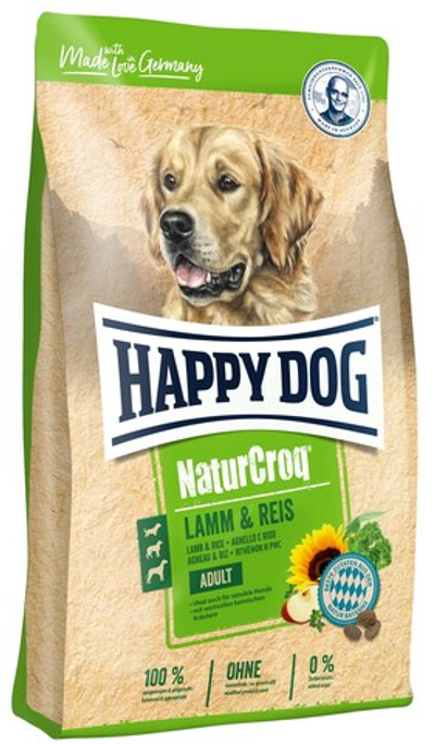 Happy Dog NaturCroq Lamm&Reis - корм для собак с ягненком и рисом