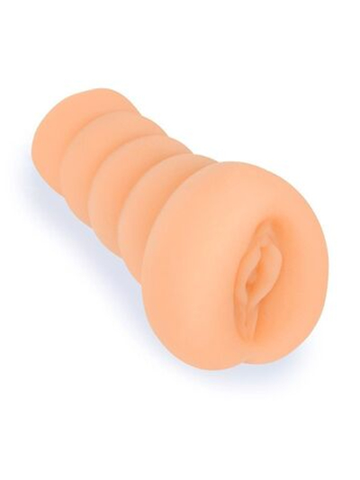 Телесный мастурбатор в виде вагины с узким входом (Цвет: телесный)