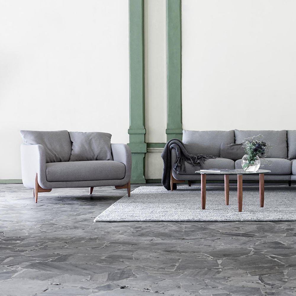 Диван JENNY 215x97x84  Ткань Daylight Design Shaggy