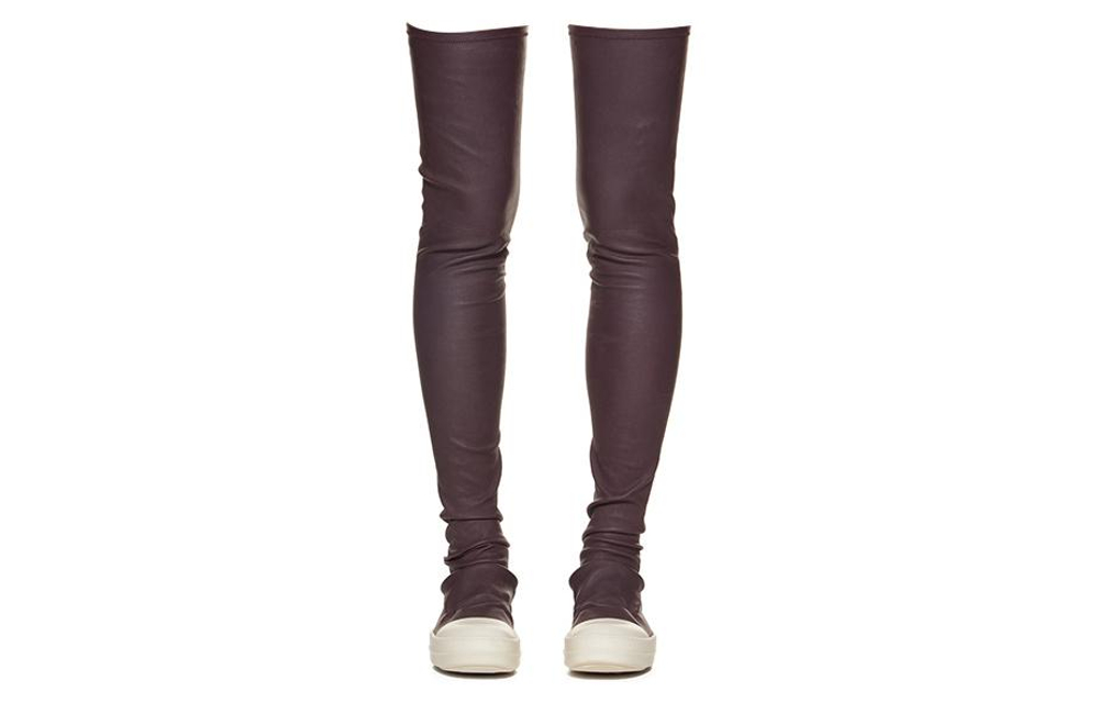 RICK OWENS Stocking Over-the-kee Boots