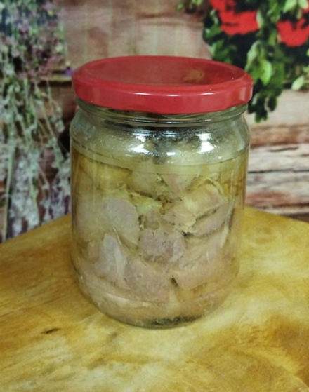 Тушенка свиная кусковая домашняя 0,5 л от Дереды