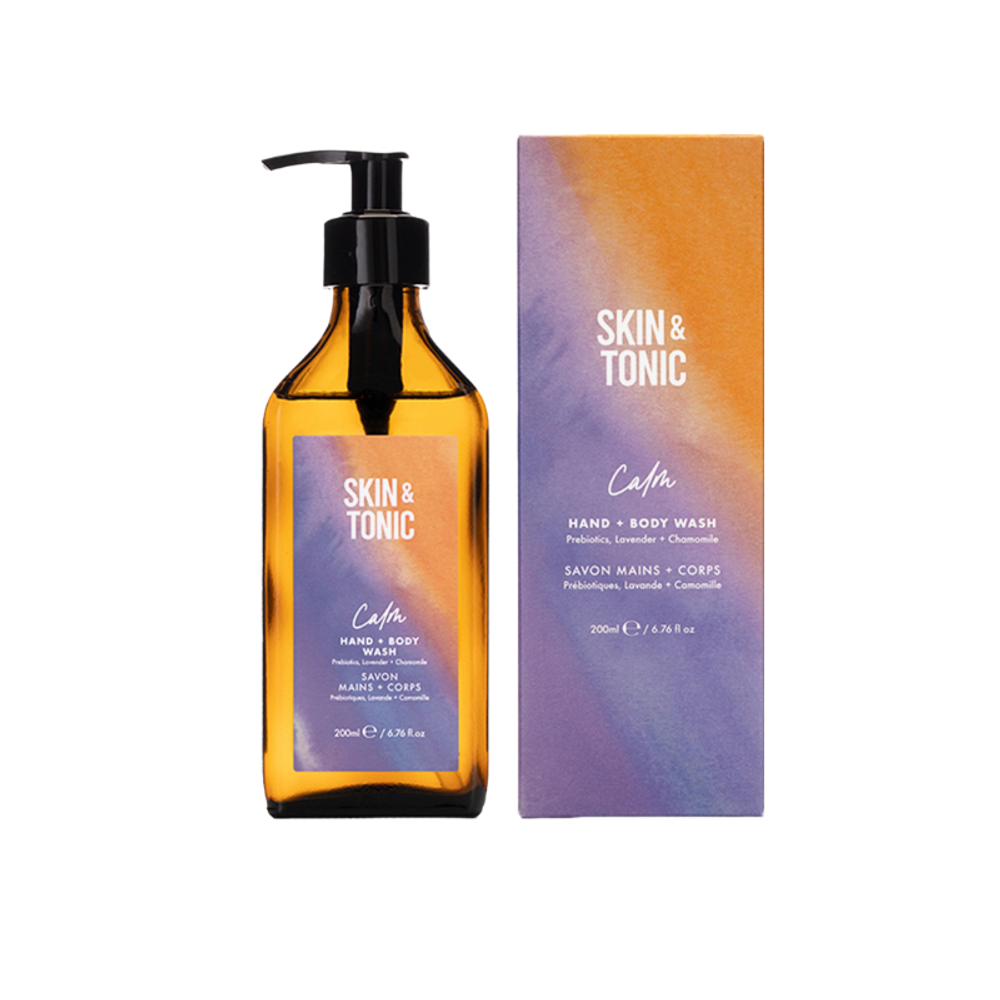 Гель очищающий для тела и рук Спокойствие CALM HAND & BODY WASH 200мл (Skin and Tonic)