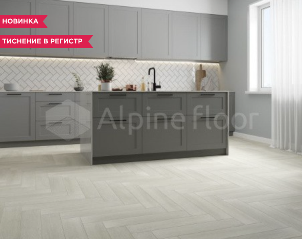 Каменно-полимерная плитка PARQUET LIGHT ECO 13-6