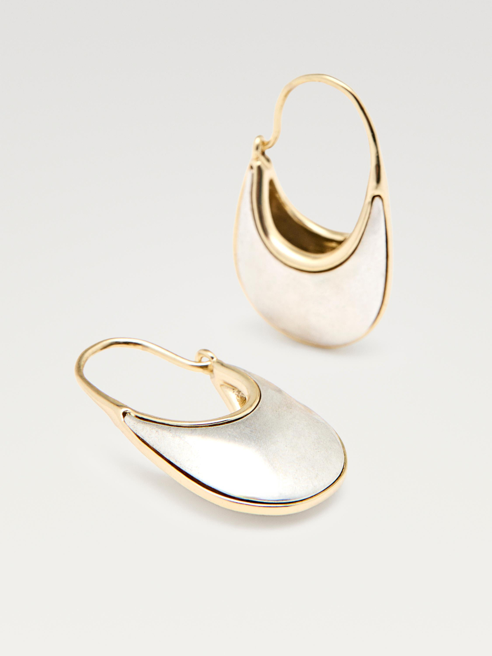 Massimo Dutti Серьги-кольца, золотой