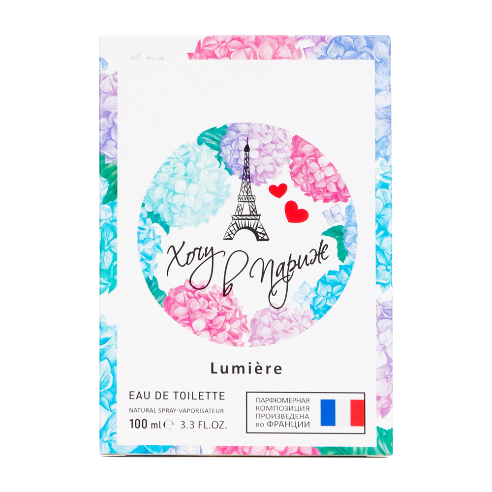 Вода туалетная Хочу в Париж Lumière (Хочу в Париж Люмьери) - 100ml for women
