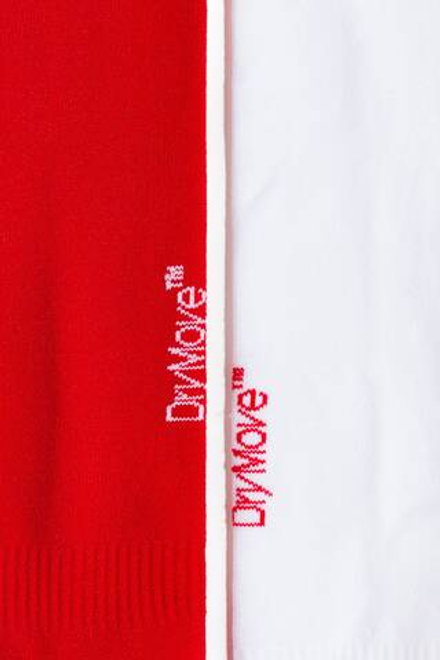 H&M Набор из 2 пар футбольных носков DryMove, красный/белый