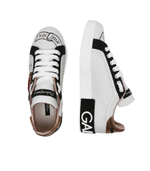 Кожаные кроссовки Dolce & Gabbana - белый(CK1544 AZ138)