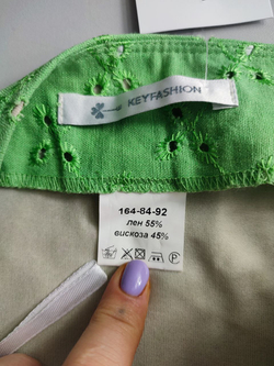 Юбка Keyfashion со льном летняя 42 размер, новая