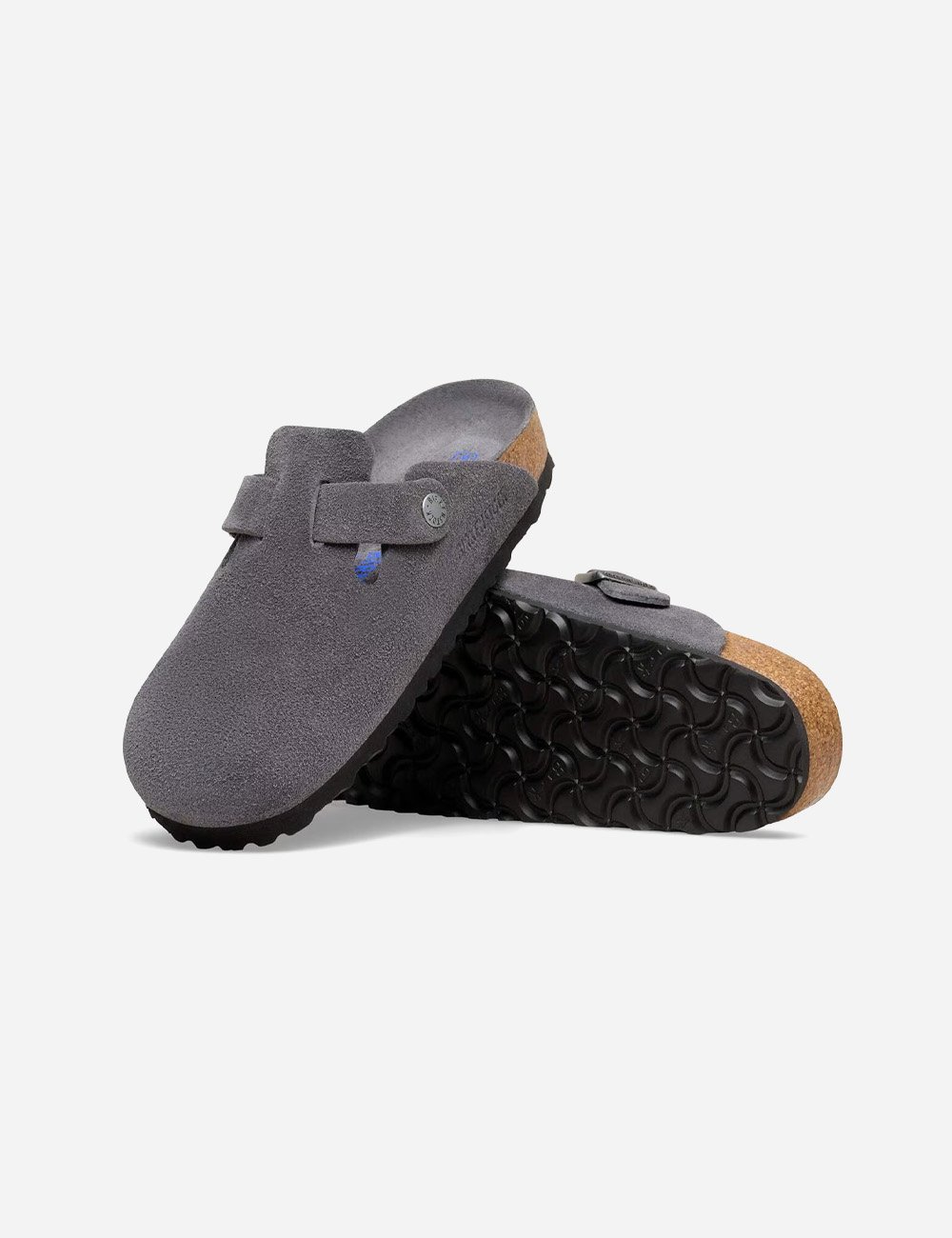 Birkenstock Boston Soft Footbed Clogs "Charcoal"