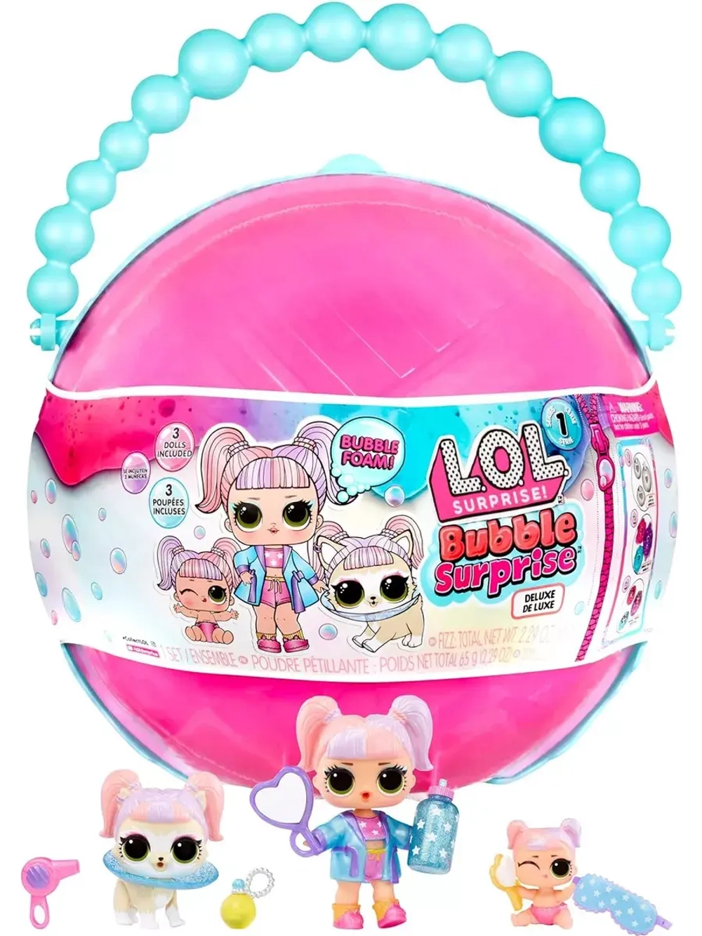 Набор куклы Лол Чемодан Lol Bubble Deluxe оригинал