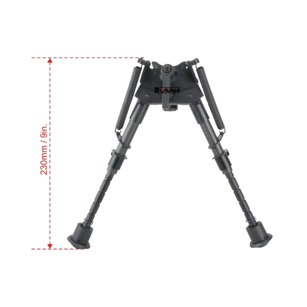 Сошки Vector Optics Carbon Fiber 6-9" Spring Bipod