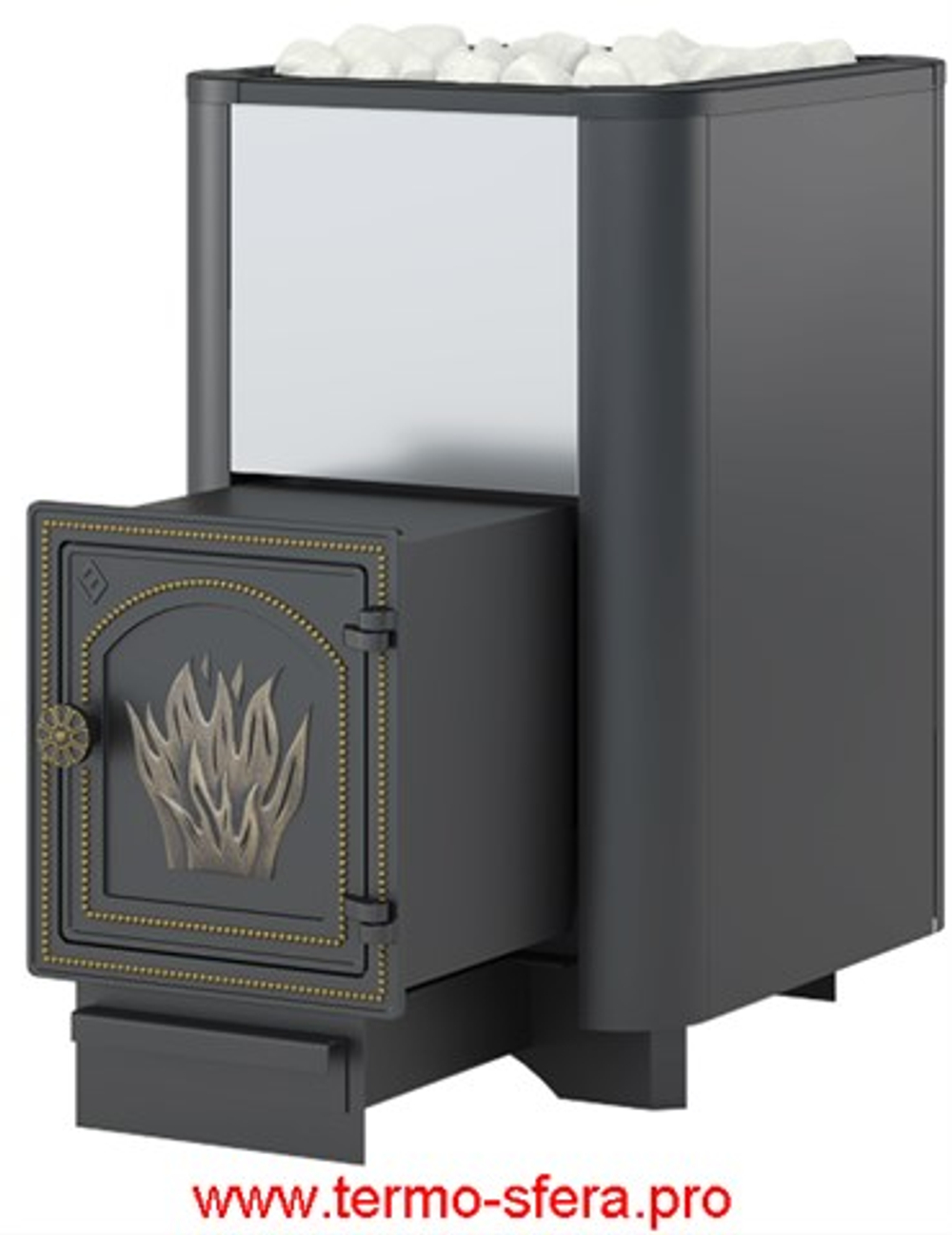 Печь ВЕЗУВИЙ Сенсация 22 Антрацит (ДТ-4)