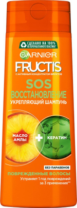 Dove 380 мл. шампунь объем и восстановление