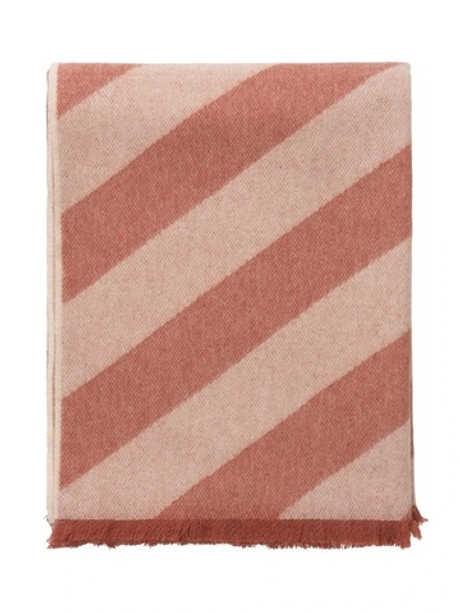 Плед 130х190 Elvang Fishbone Rusty Red