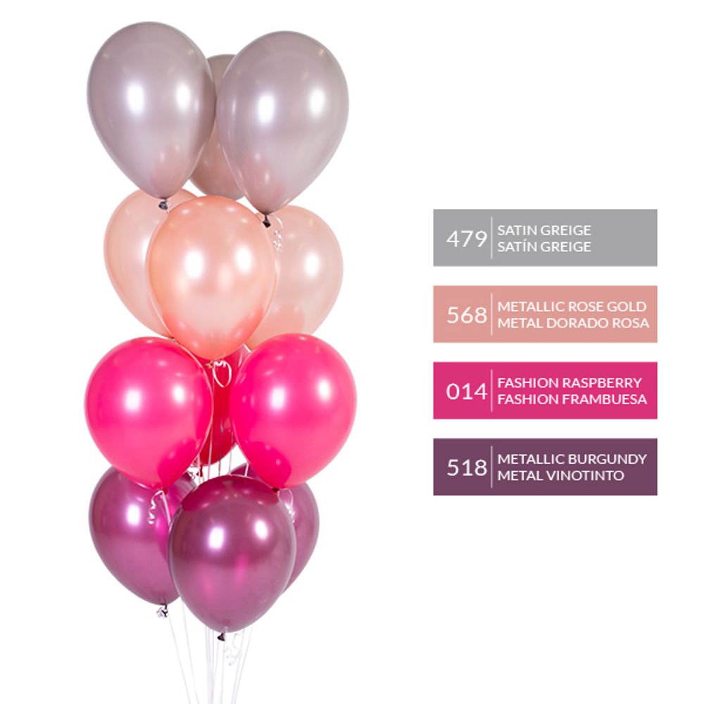 Шар (12''/30 см) Малиновый (014), пастель, 12 шт.