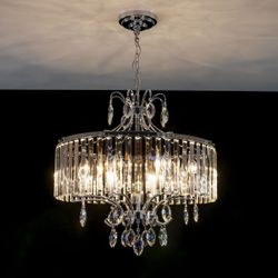 Citilux Инга CL335181 Люстра подвесная хрустальная Хром