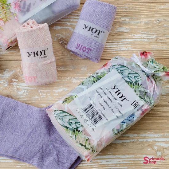 Носочки женские УЮТ LL616-11, 3 пары в уп.