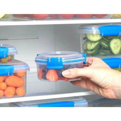 Контейнер круглый 300мл Sistema Fresh синий