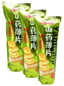 Чипсы из ямса со вкусом морских водорослей нори 90 г * 3 шт