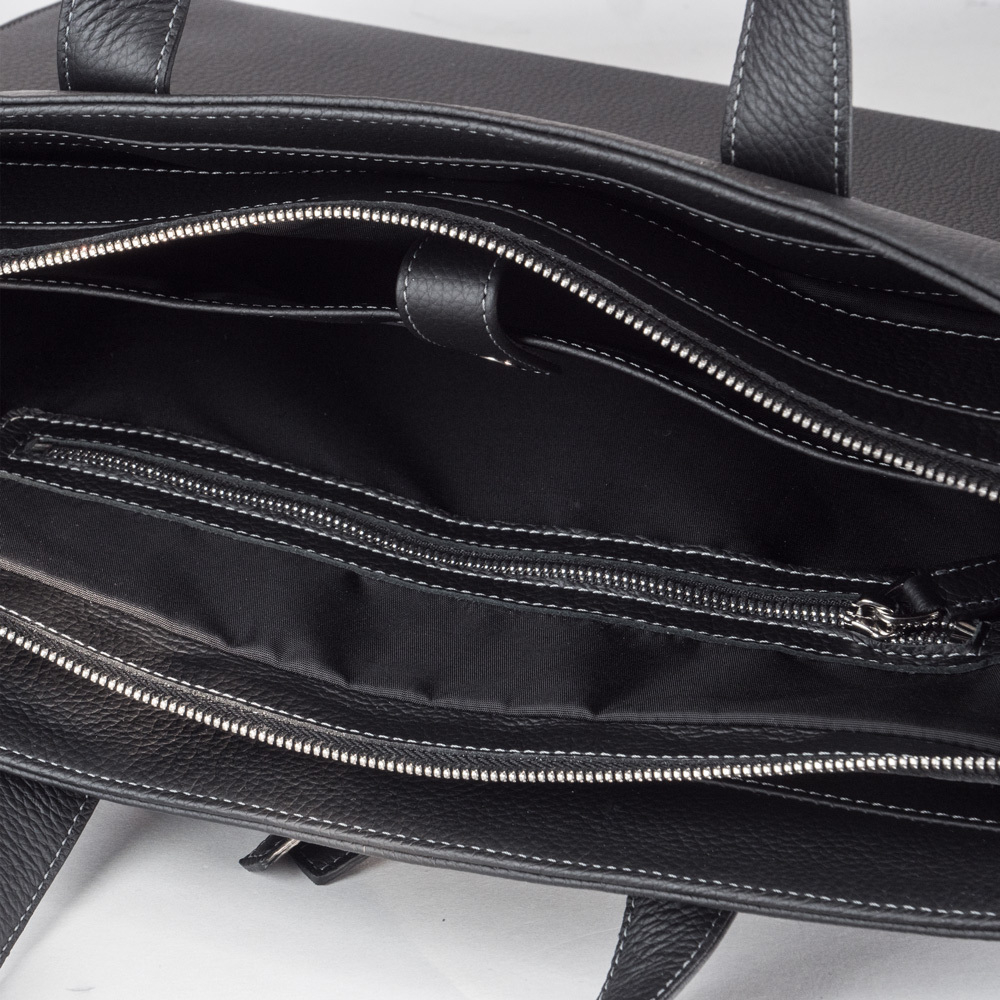 Мужская сумка Grande Ambassadeur из кожи теленка, цвета черный