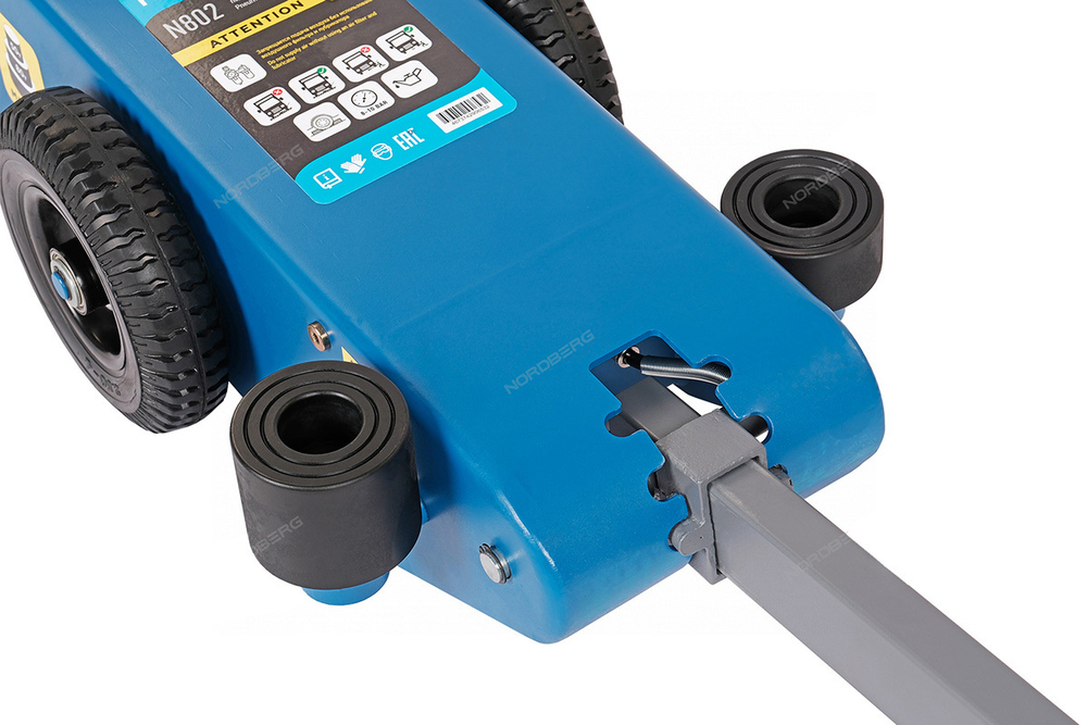 NORDBERG (N802) Домкрат пневмогидравлический подкатной двухштоковый, 50/80 т