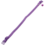 Ошейник с колокольчиком 1*19-32см «Zoo City-Горошек» микс цветов (минивложение 12шт)