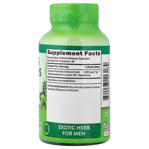 Nature's Truth, якорцы стелющиеся, 100 капсул с быстрым высвобождением (500 мг в 1 капсуле)