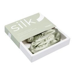 Повязка для волос из натурального шелка мятного цвета из коллекции Essential