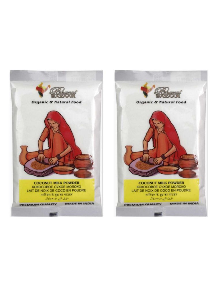 Bharat BAZAAR Кокосовое молоко сухое, 100 г, 2 шт
