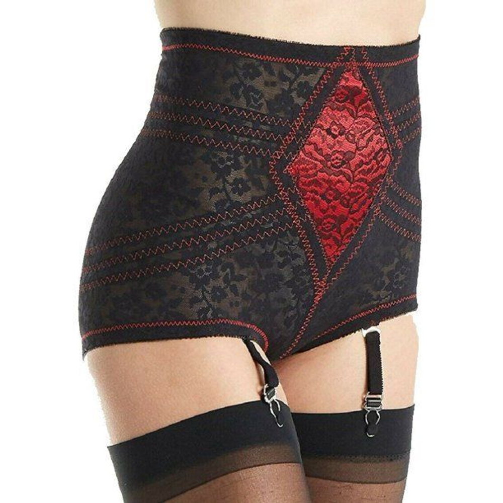 Корректирующие трусики со вставкой на животе (Размер: 5X) (Цвет: черный)