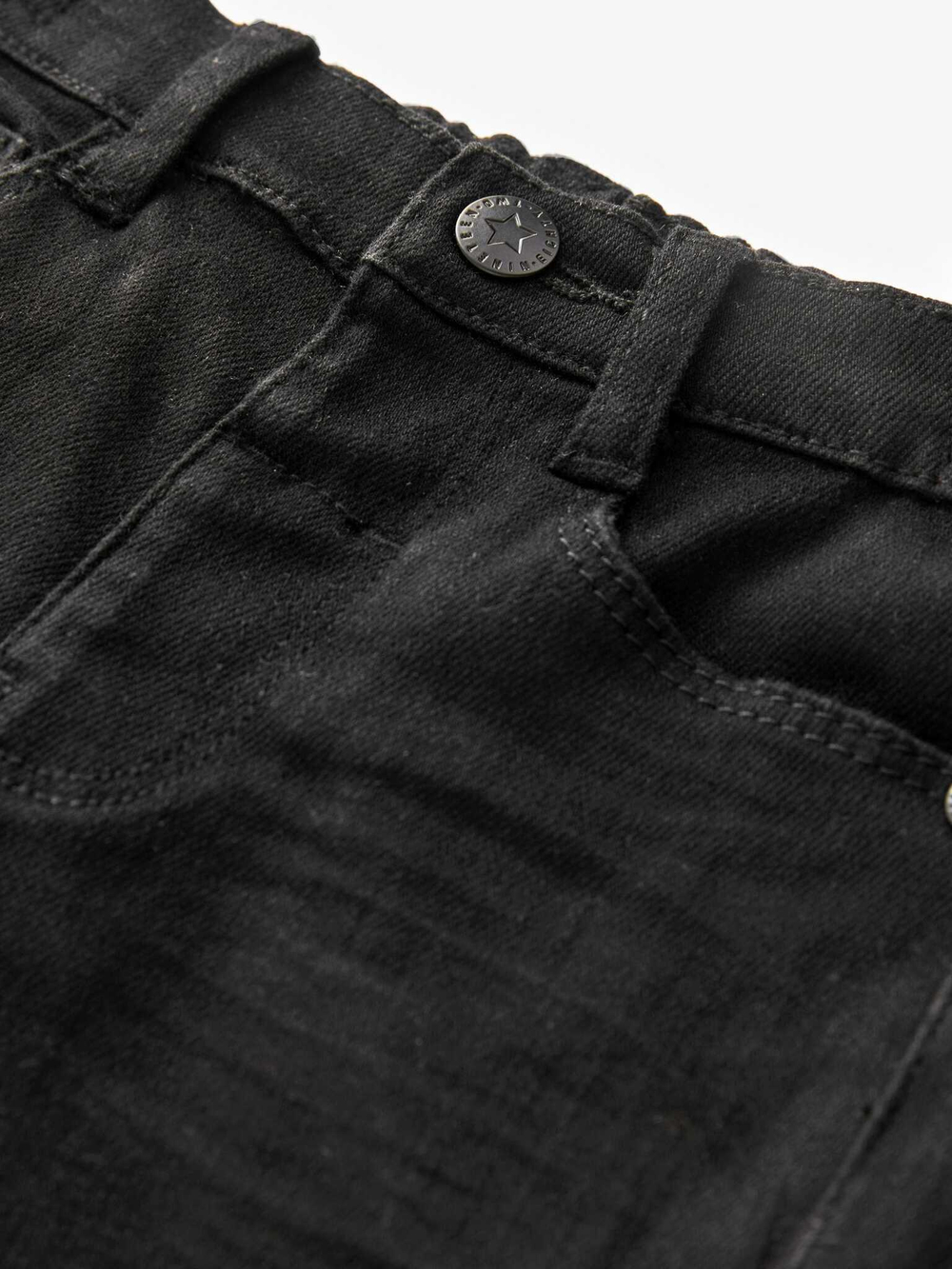 Джинсы стрейч для мальчика Next D42-359, Черный