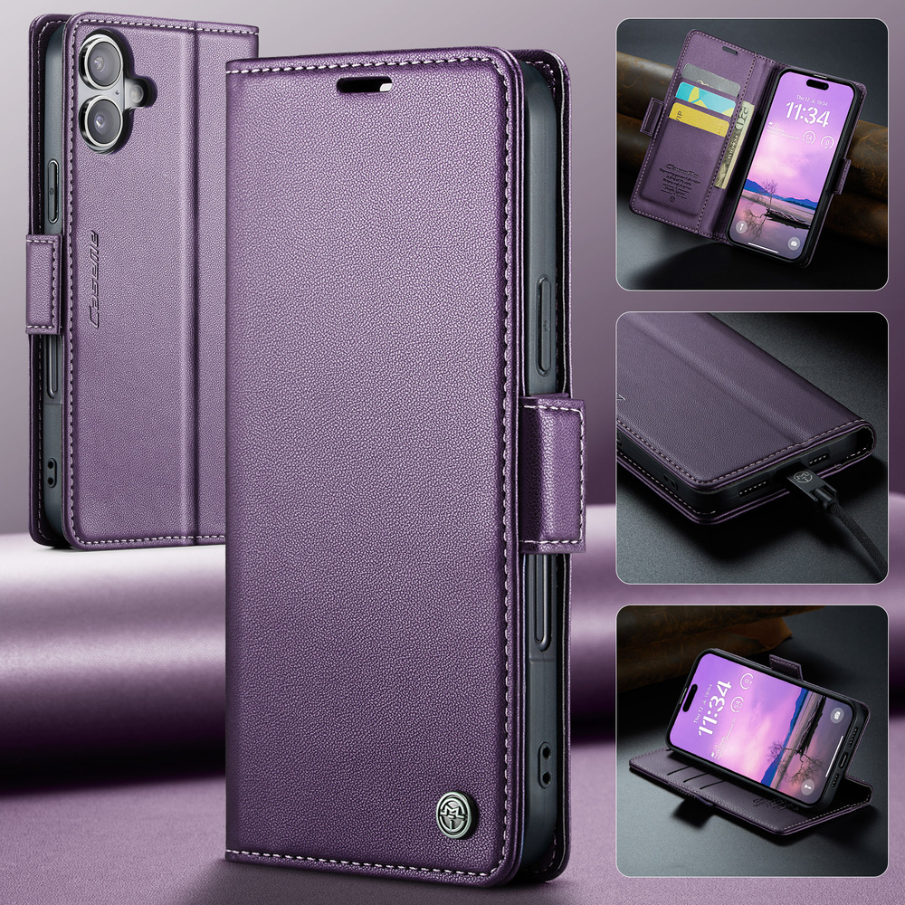 Чехол-книжка CaseMe Smooth iPhone 17