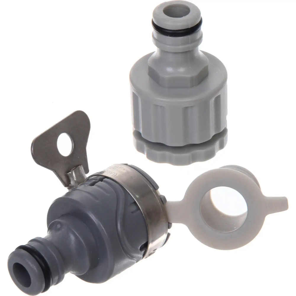 Катушка со шлангом и адаптерами 20м. синяя HQ12