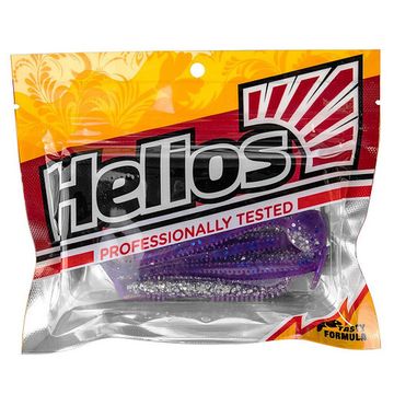 Виброхвост Shaggy 3,35'/8,5 см Silver Sparkles & Fio 5шт. (HS-16-036) Helios