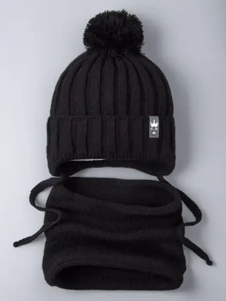 Шапка для девочек осенняя и снуд